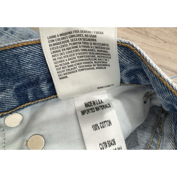 Agolde 90s mid rise loose fit jeans in Fallout wash Size 24 - Picture 10 of 10